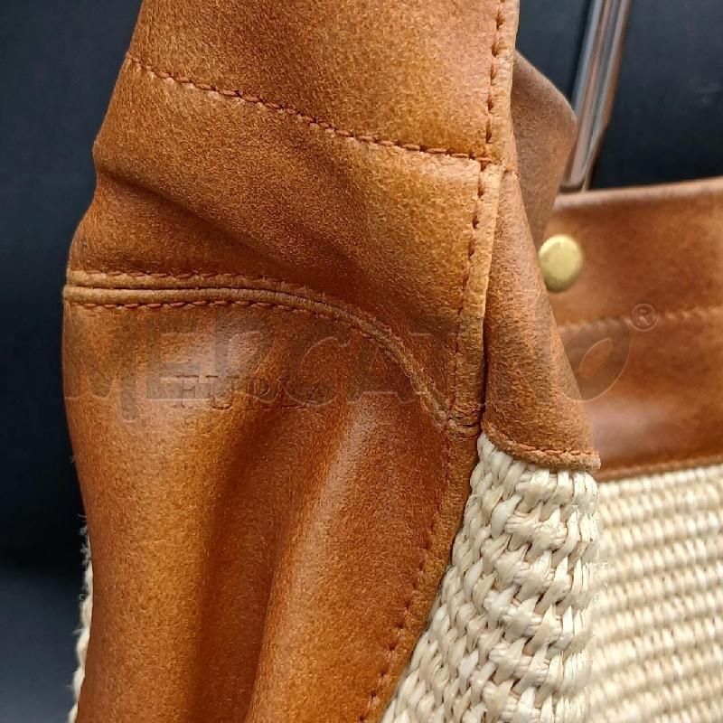 BORSA D FURLA MARRONE E BEIGE  | Mercatino dell'Usato Roma garbatella 3