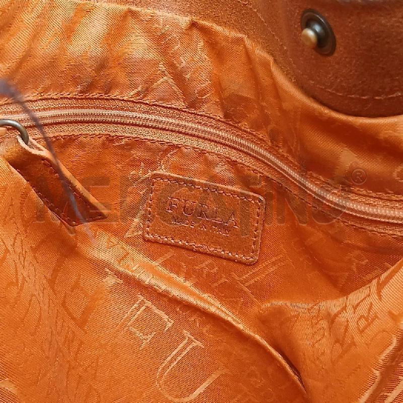 BORSA D FURLA MARRONE E BEIGE  | Mercatino dell'Usato Roma garbatella 4