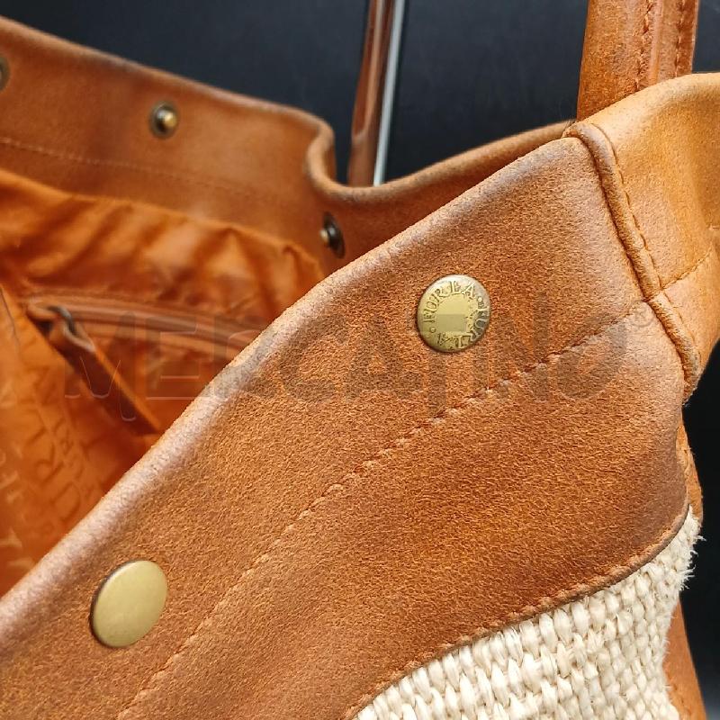BORSA D FURLA MARRONE E BEIGE  | Mercatino dell'Usato Roma garbatella 5