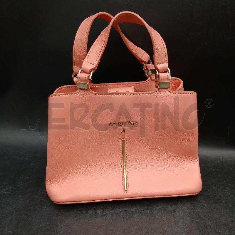 BORSA D PATRIZIA PEPE SALMONE  | Mercatino dell'Usato Roma garbatella 1