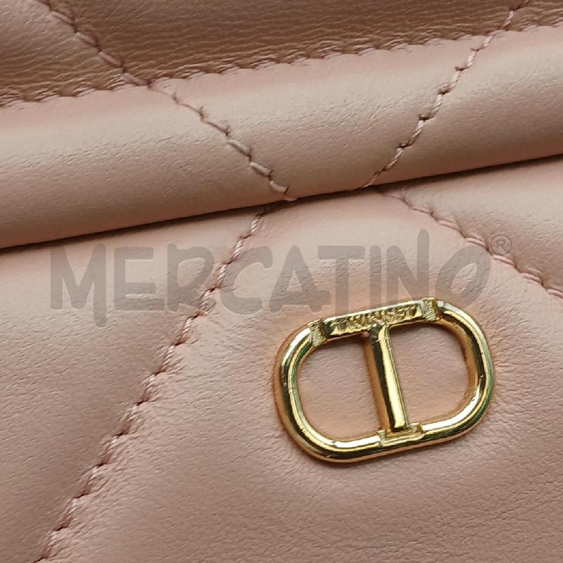 BORSA D TWINSET ROSA TRAPUNTATO  | Mercatino dell'Usato Roma garbatella 4
