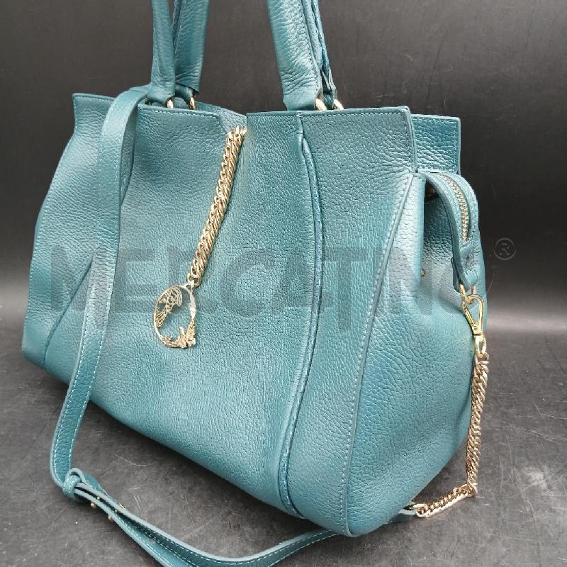 BORSA D VERSACE PETROLIO  | Mercatino dell'Usato Roma garbatella 3