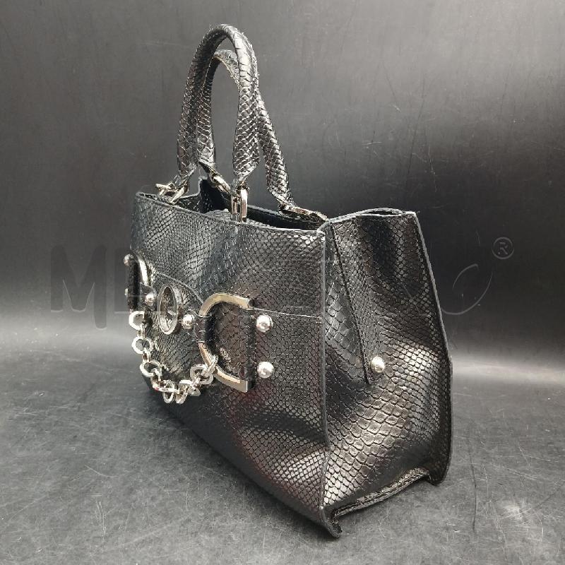 BORSA GUESS NERO PITONATO CATENA | Mercatino dell'Usato Roma garbatella 3