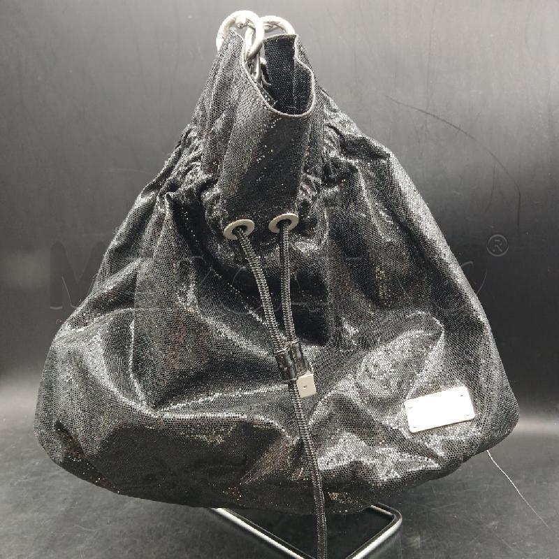 BORSA SECCHIELLO ARMANI NERO LUREX | Mercatino dell'Usato Roma garbatella 1