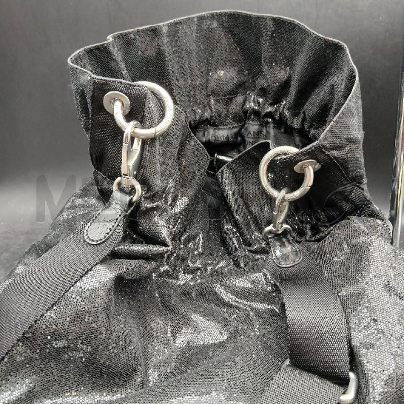 BORSA SECCHIELLO ARMANI NERO LUREX | Mercatino dell'Usato Roma garbatella 4