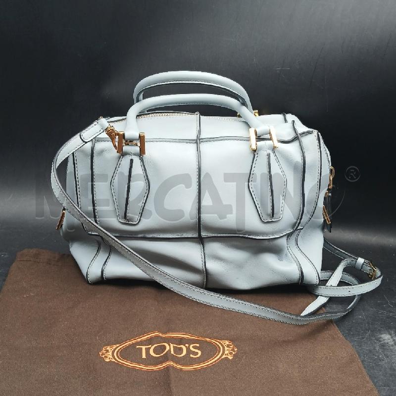 BORSA TOD'S HANDTASCHE IN HELLBLAU  | Mercatino dell'Usato Roma garbatella 1