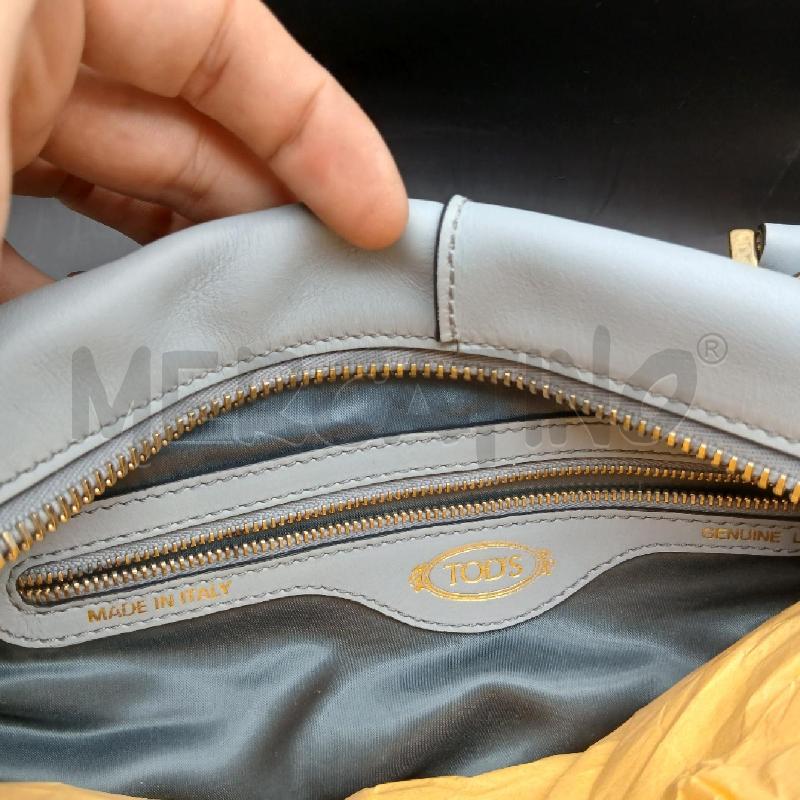 BORSA TOD'S HANDTASCHE IN HELLBLAU  | Mercatino dell'Usato Roma garbatella 4