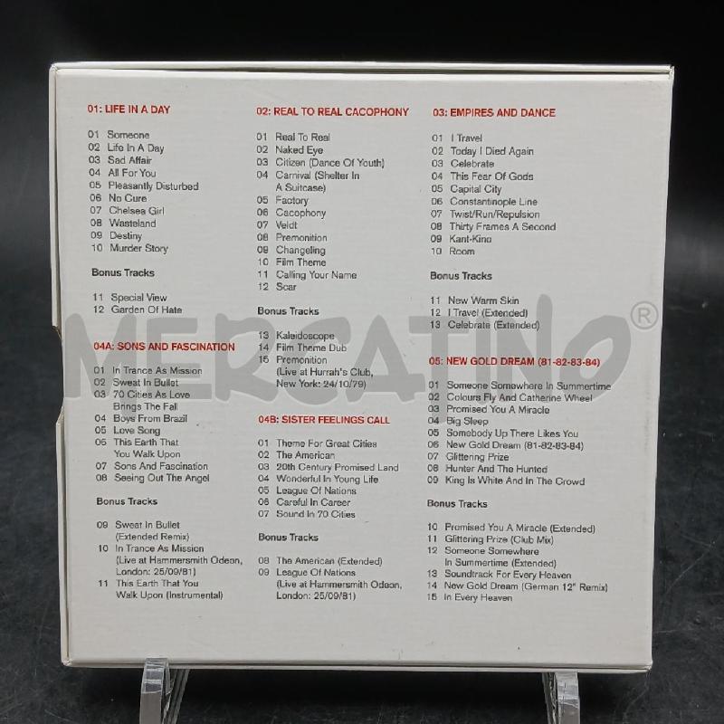 BOX CD SIMPLE MINDS X5 | Mercatino dell'Usato Roma garbatella 2