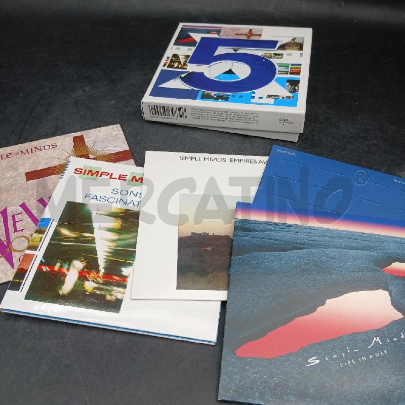 BOX CD SIMPLE MINDS X5 | Mercatino dell'Usato Roma garbatella 3