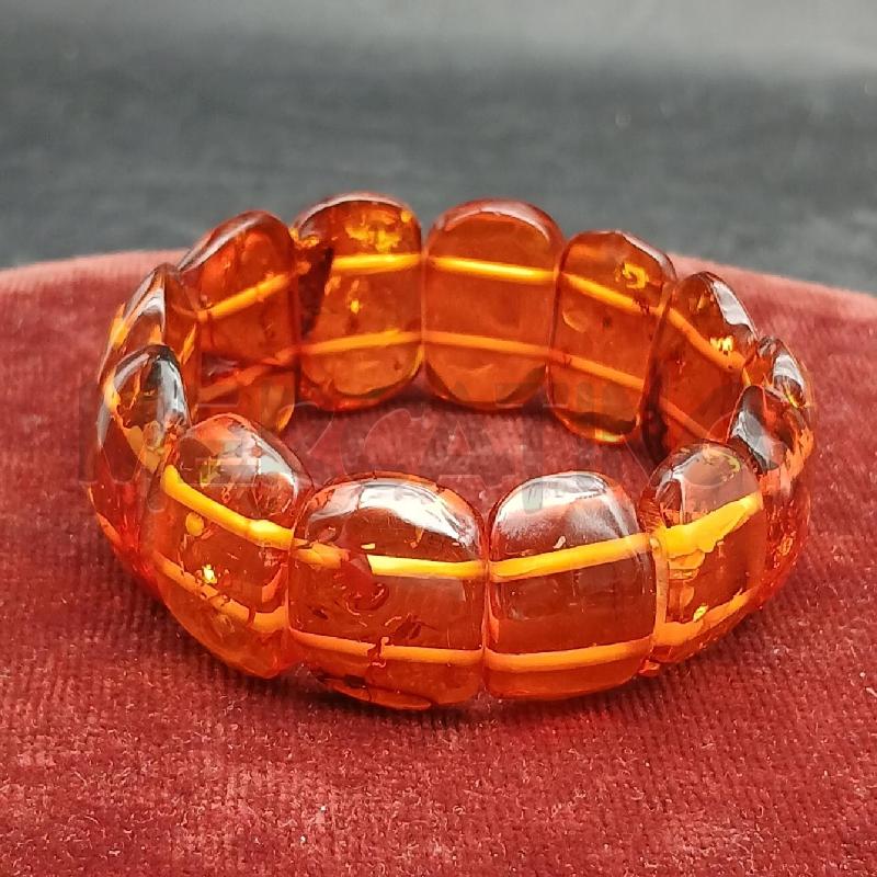 BRACCIALE AMBRA ELASTICO | Mercatino dell'Usato Roma garbatella 1