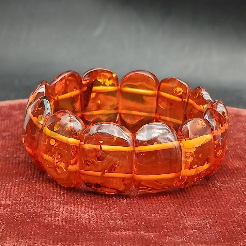 BRACCIALE AMBRA ELASTICO | Mercatino dell'Usato Roma garbatella 2
