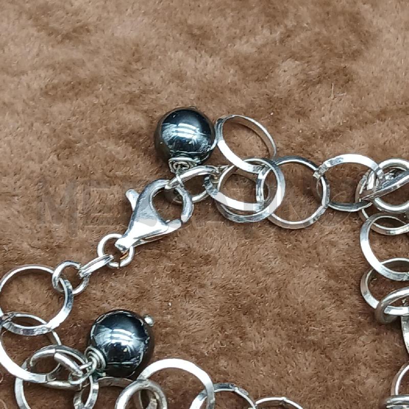 BRACCIALE ARD PIETRE LILLA E VIOLA | Mercatino dell'Usato Roma garbatella 2