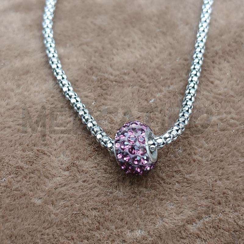 BRACCIALE ARG CHARM VIOLA  | Mercatino dell'Usato Roma garbatella 2