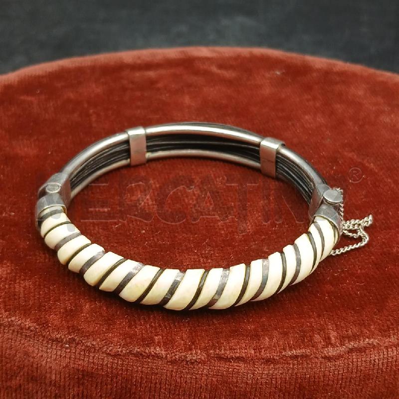 BRACCIALE ARG DET BEIGE  | Mercatino dell'Usato Roma garbatella 1