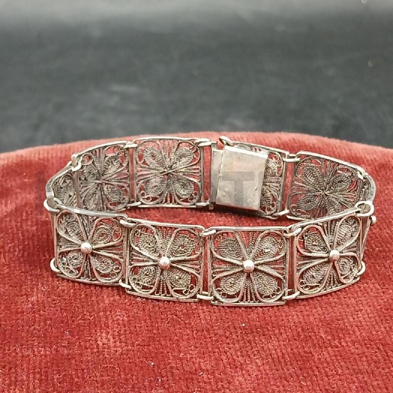 BRACCIALE ARG DET FIORI  | Mercatino dell'Usato Roma garbatella 1