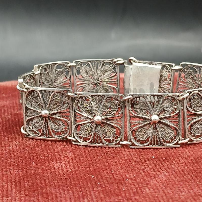 BRACCIALE ARG DET FIORI  | Mercatino dell'Usato Roma garbatella 2