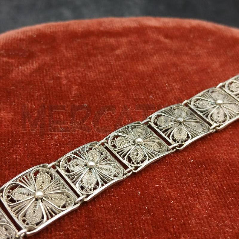 BRACCIALE ARG DET FIORI  | Mercatino dell'Usato Roma garbatella 3