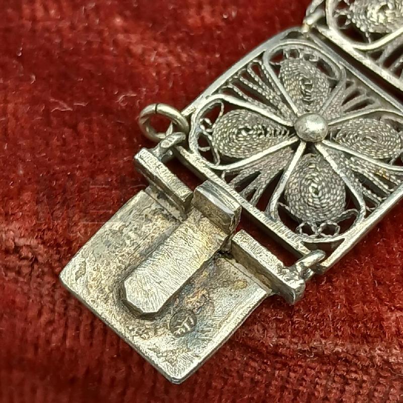 BRACCIALE ARG DET FIORI  | Mercatino dell'Usato Roma garbatella 4