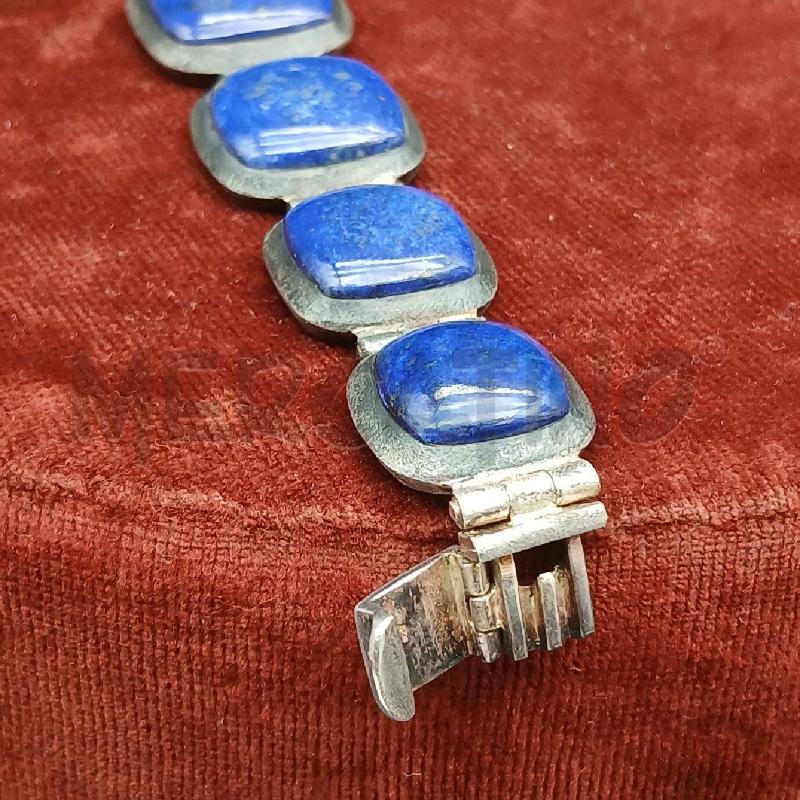 BRACCIALE ARG DET PIETRE BLU  | Mercatino dell'Usato Roma garbatella 4