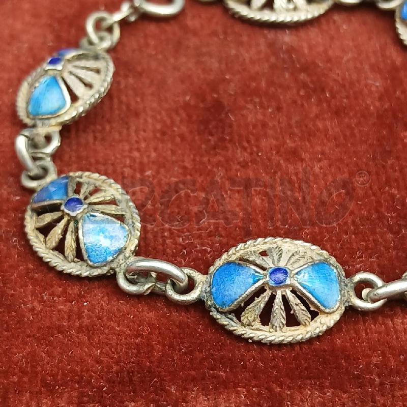 BRACCIALE ARG DET TONDO E BLU  | Mercatino dell'Usato Roma garbatella 2
