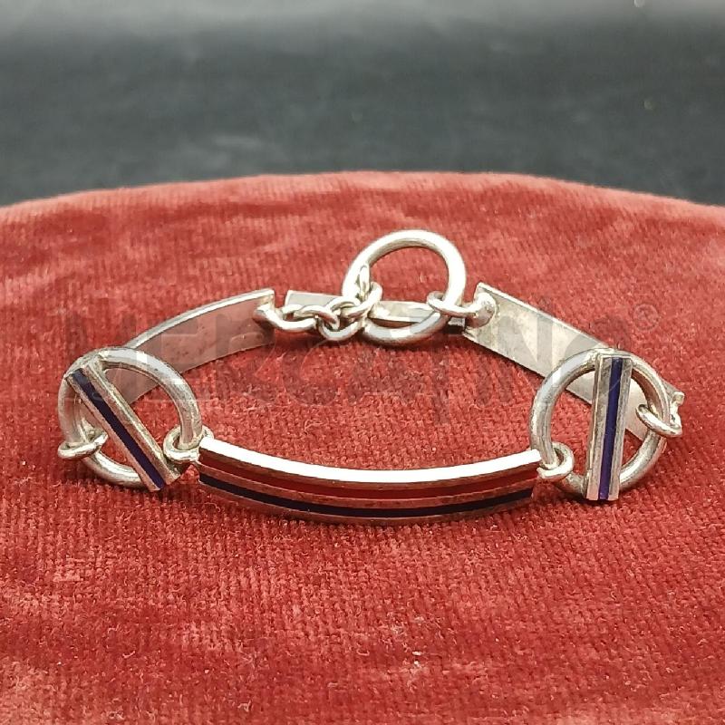 BRACCIALE ARG DET TONDO E QUADRATO  | Mercatino dell'Usato Roma garbatella 1