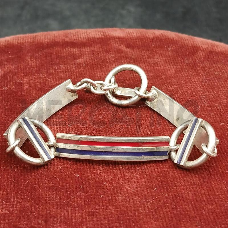 BRACCIALE ARG DET TONDO E QUADRATO  | Mercatino dell'Usato Roma garbatella 2