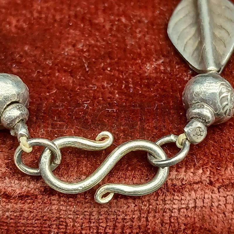 BRACCIALE ARG PESCE PIETRE CELESTE  | Mercatino dell'Usato Roma garbatella 3
