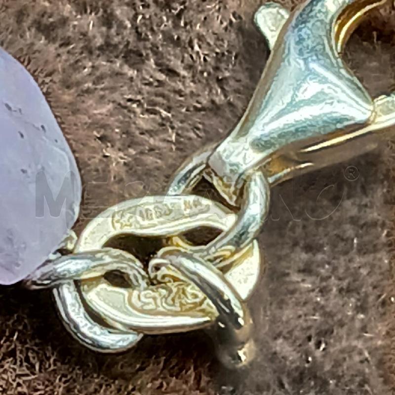 BRACCIALE ARG PIETRE VERDE LILLA | Mercatino dell'Usato Roma garbatella 3