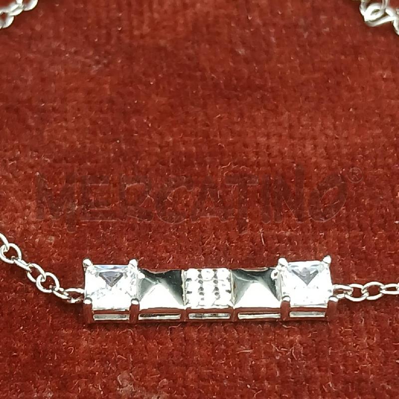 BRACCIALE ARG STRASS QUADRATI  | Mercatino dell'Usato Roma garbatella 2