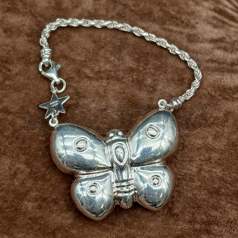 BRACCIALE ARG S FARFALLA | Mercatino dell'Usato Roma garbatella 1