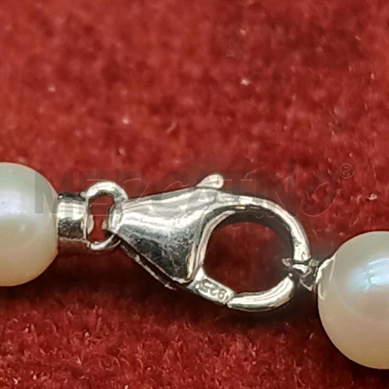 BRACCIALE BIANCO PERLA GRI | Mercatino dell'Usato Roma garbatella 3