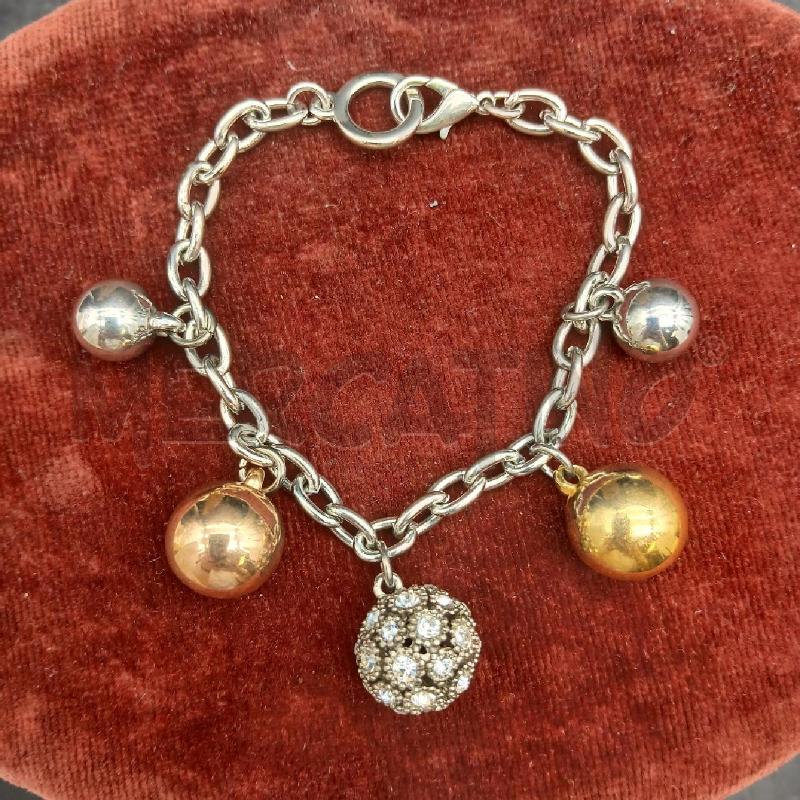 BRACCIALE CATENA SFERA COLO | Mercatino dell'Usato Roma garbatella 1
