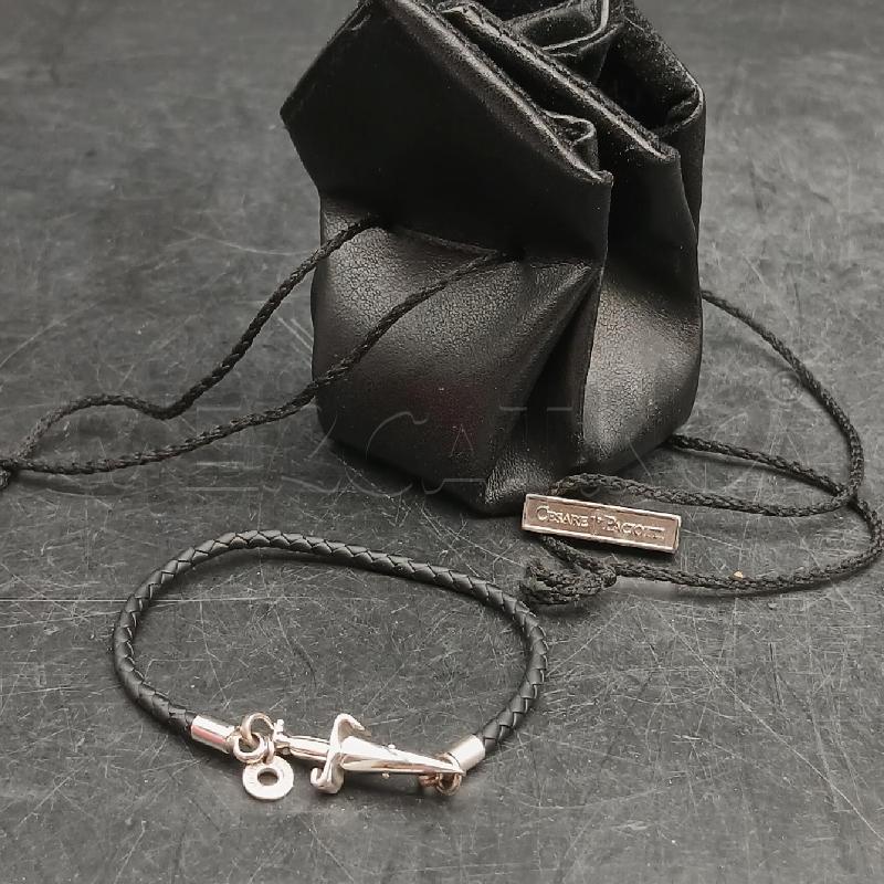 BRACCIALE CESARE PACIOTTI NERO | Mercatino dell'Usato Roma garbatella 1