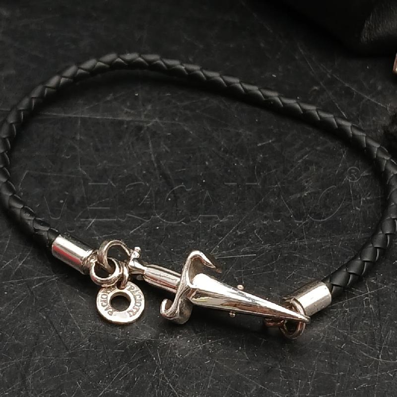 BRACCIALE CESARE PACIOTTI NERO | Mercatino dell'Usato Roma garbatella 2