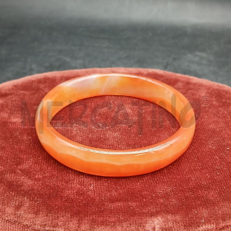 BRACCIALE CORNIOLA ARANCIO SFUMATO  | Mercatino dell'Usato Roma garbatella 1