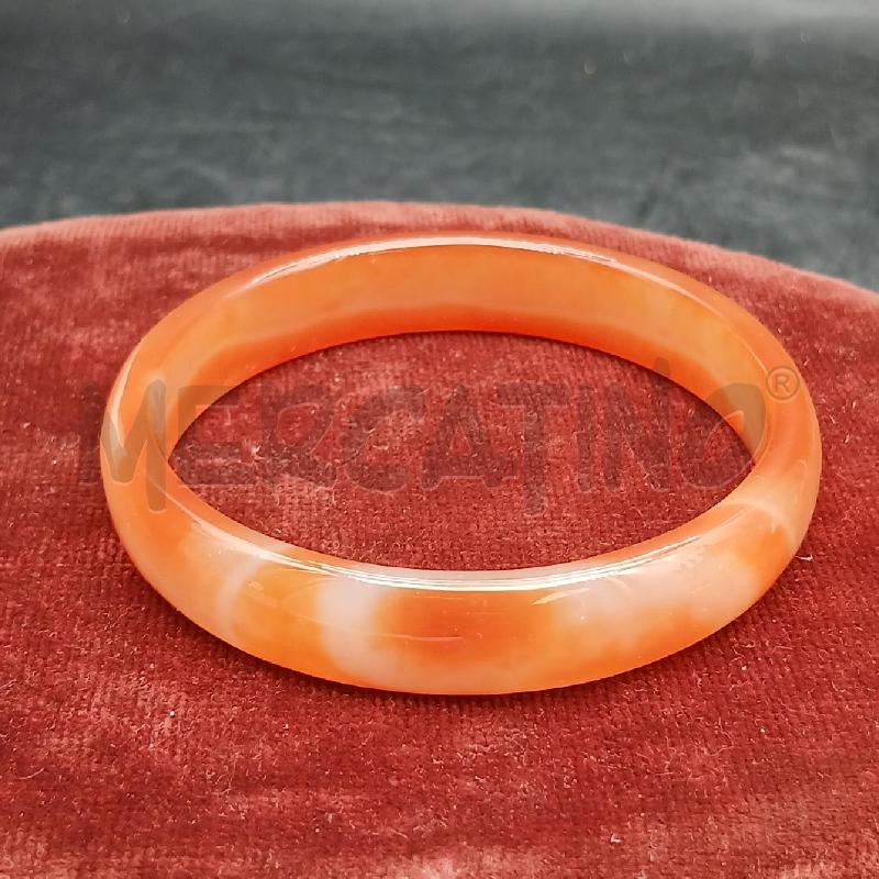 BRACCIALE CORNIOLA ARANCIO SFUMATO  | Mercatino dell'Usato Roma garbatella 2
