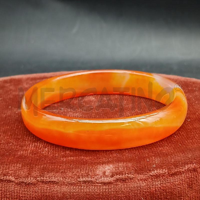 BRACCIALE CORNIOLA ARANCIO SFUMATO  | Mercatino dell'Usato Roma garbatella 3