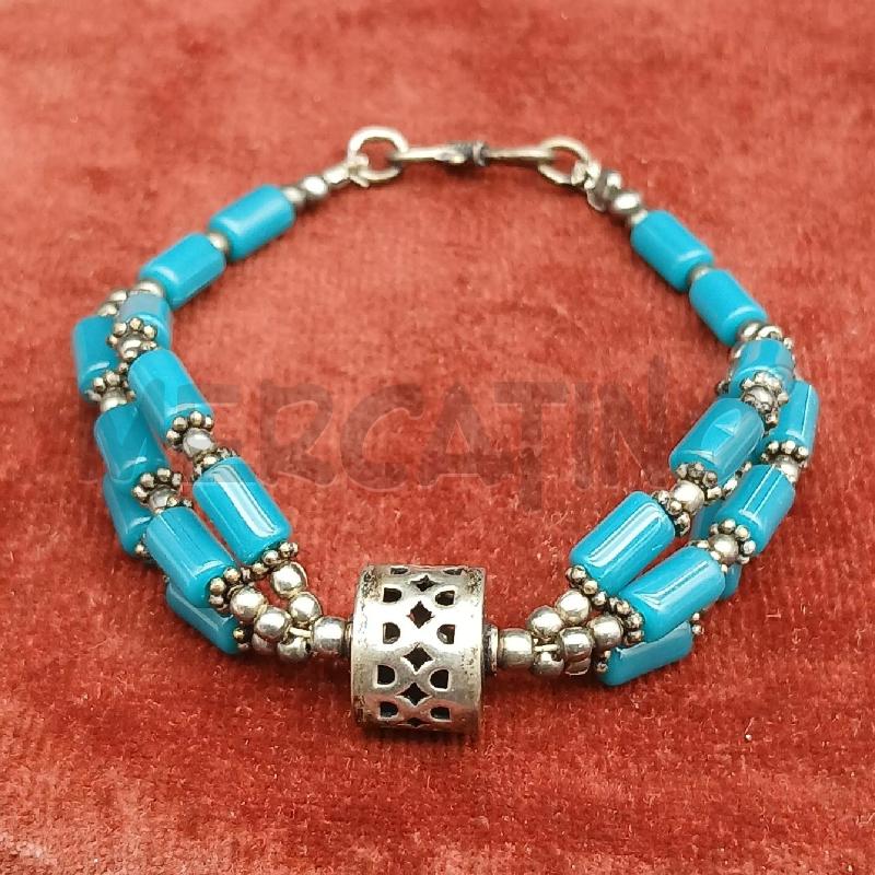 BRACCIALE DET PIERTE BLU  | Mercatino dell'Usato Roma garbatella 1
