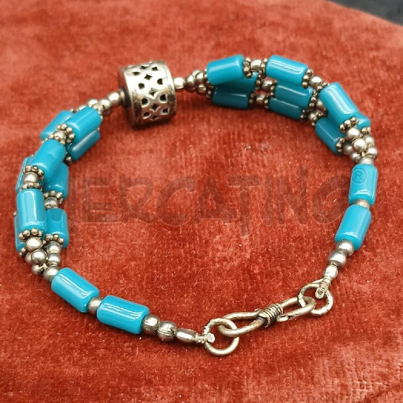 BRACCIALE DET PIERTE BLU  | Mercatino dell'Usato Roma garbatella 3