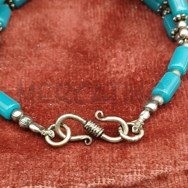 BRACCIALE DET PIERTE BLU  | Mercatino dell'Usato Roma garbatella 4