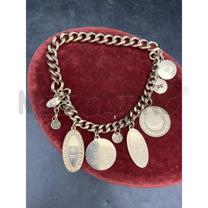 BRACCIALE ELISABETTA FRANCHI CIONDOLI DORATO  | Mercatino dell'Usato Roma garbatella 1