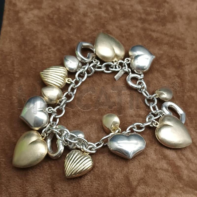 BRACCIALE FACCO ARG DET CUORE  | Mercatino dell'Usato Roma garbatella 1