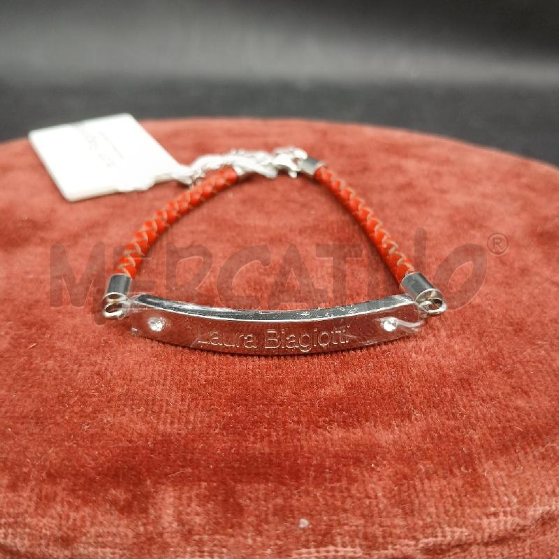 BRACCIALE LAURA BIAGIOTTI ROSSO  | Mercatino dell'Usato Roma garbatella 1