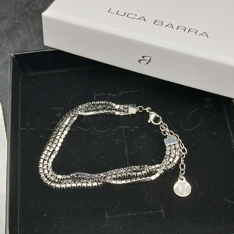 BRACCIALE LUCA BARRA 3 FILI NERO  | Mercatino dell'Usato Roma garbatella 1