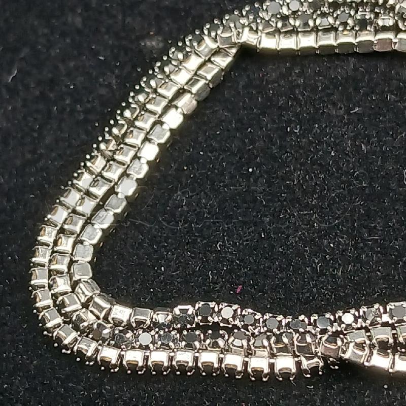BRACCIALE LUCA BARRA 3 FILI NERO  | Mercatino dell'Usato Roma garbatella 3