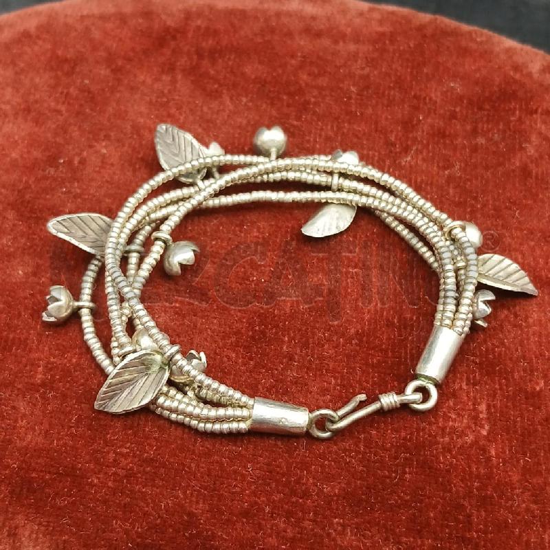 BRACCIALE MULTIFILO FOGLIE | Mercatino dell'Usato Roma garbatella 3