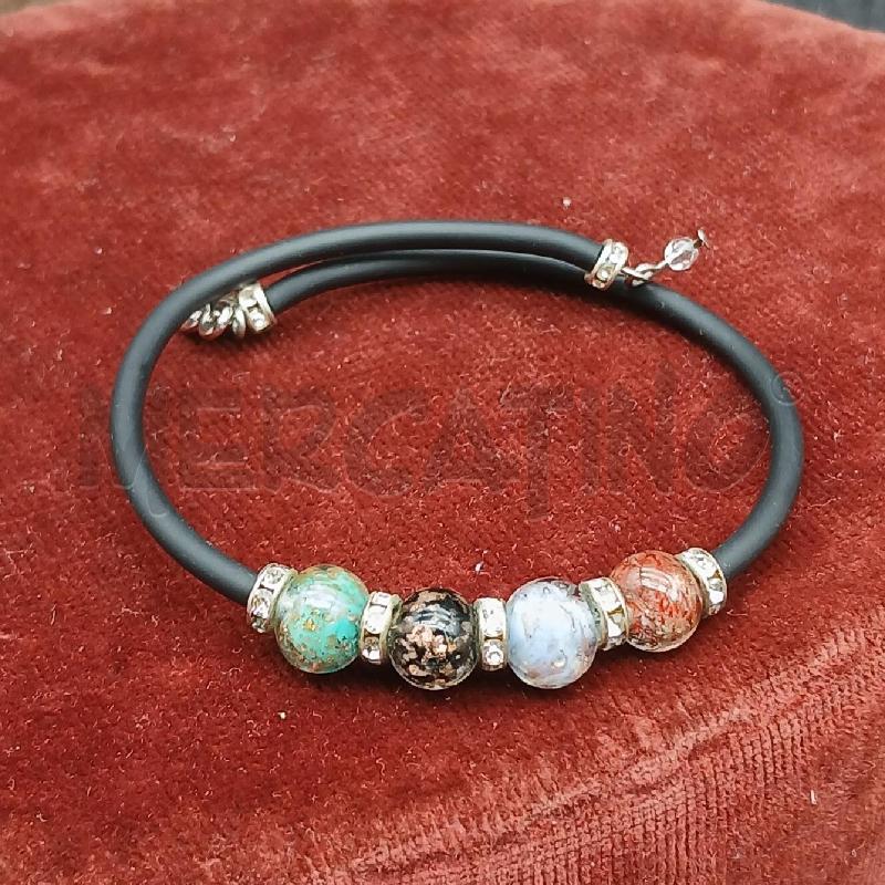 BRACCIALE MURANO COLORAT  | Mercatino dell'Usato Roma garbatella 1