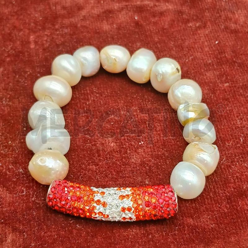 BRACCIALE PERLE DET ROSSO  | Mercatino dell'Usato Roma garbatella 1