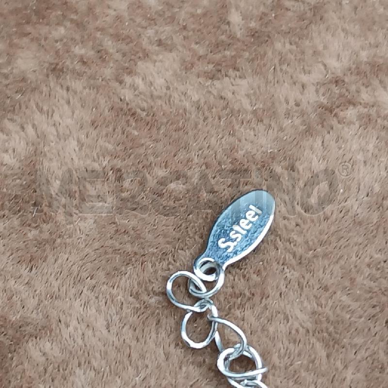 BRACCIALE PERLINE STEEL  | Mercatino dell'Usato Roma garbatella 3