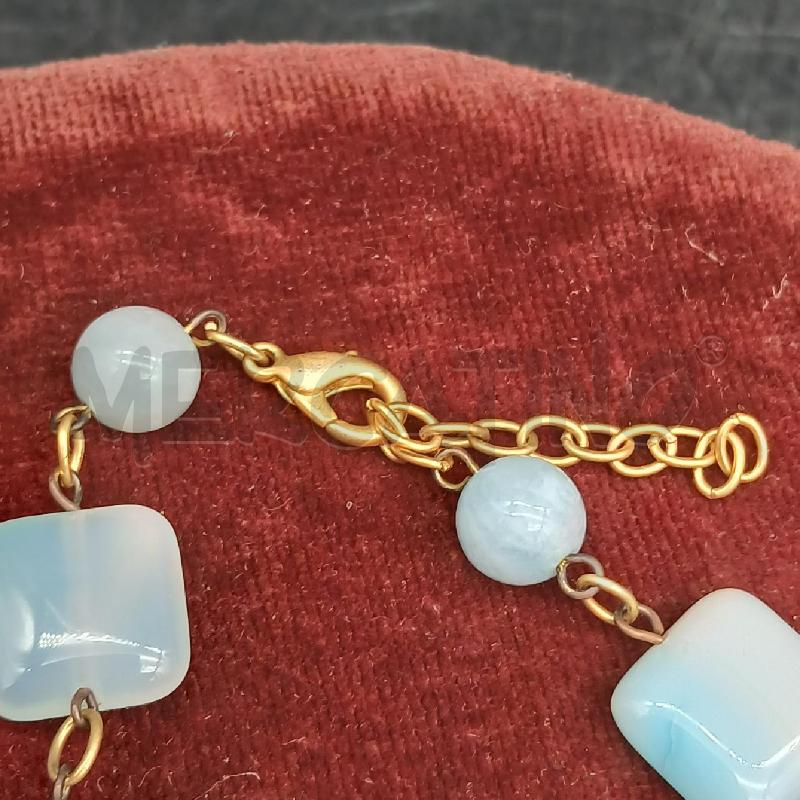 BRACCIALE PESCI PIETRE CELESTE | Mercatino dell'Usato Roma garbatella 3
